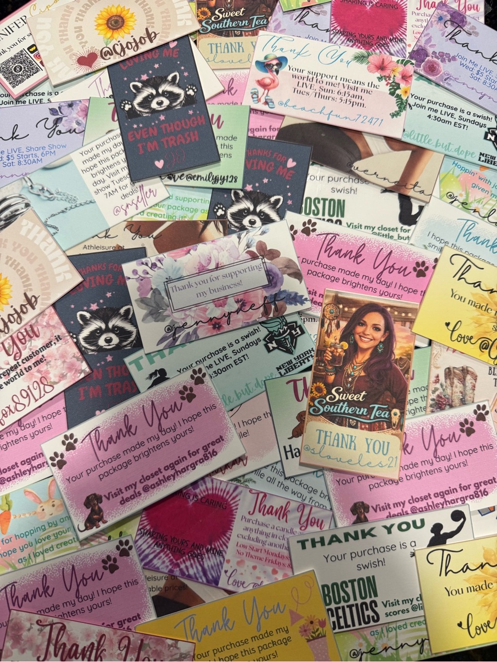 Customized Thank You Cards (20), Handmade - Picture 15 of 15